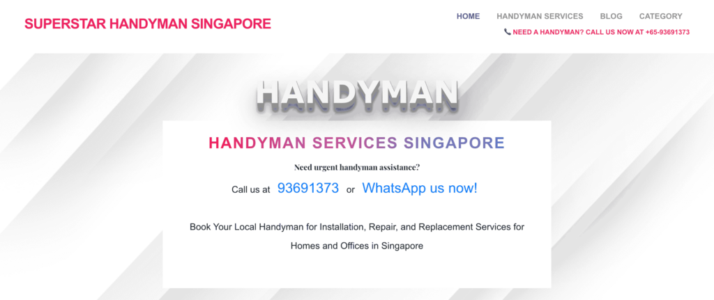 Superstar Handyman Singapore